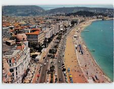 Postcard Vue aérienne La Promenade des Anglais Nice France picture