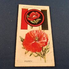 c1933 Boy Scout Collector Card - British Patrol Signs & Emblems:   POPPY picture