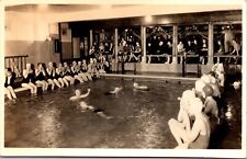 Real Photo Postcard Women Swimming Blowing Up Balloons Synchronized Swimming picture