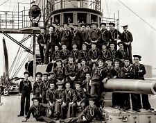 1897 Apprentice Sailors on the USS BROOKLYN 8x10 BORDERLESS Photo picture