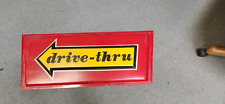 Vintage McDonalds Drive Thru sign Hard to Find Measures 35.5