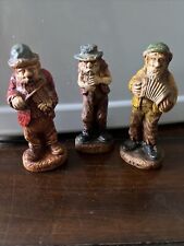 VTG, 1940’s Syrocco Set of 3 Pressed Wood Band Figurines (Pete, Lem&Clem ) picture