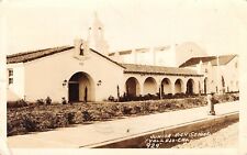 Vallejo California~Junior High School~Waste Not Thine Hour~1939 Real Photo~RPPC picture