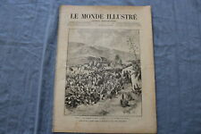 1894 JAN 20 LE MONDE ILLUSTRE MAGAZINE-LES EVENEMENTS DE SICILE-FRENCH - NP 8459 picture