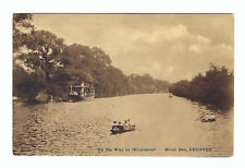 Chester United Kingdom, U.K. England River Dee Vintage Postcard picture