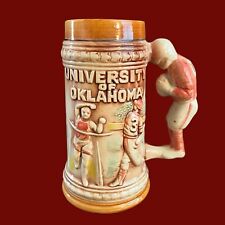Vintage Oklahoma University Beer Stein - OU College Sports picture