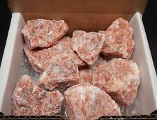 Orchid Calcite Box 1/2 Lb Natural Orange Crystal Chunks Raw Mineral Specimens picture