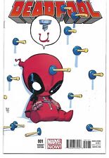 Rare Iconic Deadpool #1 NM Variant Skottie Young Baby 2013 Screw U Key VF/VF+ picture