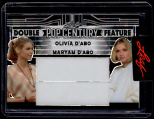 2023 Leaf Pop Century Double Feature Proof Black Olivia D'Abo Maryam D'Abo 1/1 picture