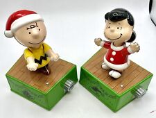 Hallmark 2017 Peanuts Christmas Dance Party CHARLIE BROWN And LUCY - WORKING picture