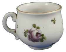 Rare 18thC Cozzi Porcelain Floral Pot de Creme Cup Porzellan Tasse Venice Italy picture