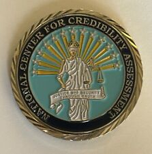 NATIONAL CENTER FOR CREDIBILITY ASSESSMENT NCCA POLYGRAPH COIN FBI DEA USMS USSS picture
