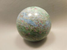 Ruby and Fuchsite Sphere Shaped Stone 2.75 inch Polished Rock #O3 picture