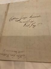 933 FORT JAY NEW YORK HARBOR SURGEON LETTER 1802 HOSPITAL DESTITUTE DISPENSARY picture
