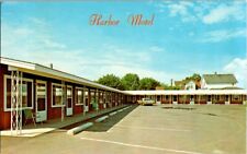 Postcard Harbor Motel Motor Court Ashland WI Wisconsin Lake Superior       E-413 picture