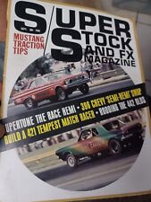 Super Stock and FX Magazine September 1966 Mustang Traction Tips 396 Chevy Semi- picture