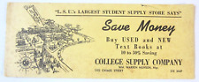 L.S.U.'s Largest Student College  Supply Co. - Save Money - INK BLOTTER (PA) picture
