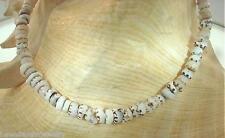 5.5MM-6.5MM GENUINE NATURAL TIGER CONE SHELL HAWAIIAN PUKA ANKLET BRACELET 9.5