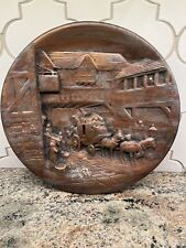 W.H Bossons The Arrival England Chalkware Plaque picture