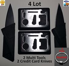 Credit Card Knives 11 in 1 Multi Tools Wallet Thin Pocket Survival Micro Knife picture