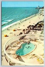 Postcard Breckenridge Resort Hotel Pool Beach View St Petersburg Florida FL picture