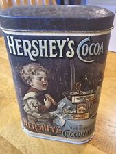 Hershey's Cocoa Bitter Sweet Chocolate Tin 1984 England Upset Boy picture