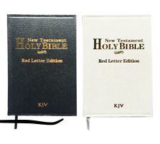 New Pocket Mini Holy Bible Authentic King James Version 3 x 4.25 inch White picture