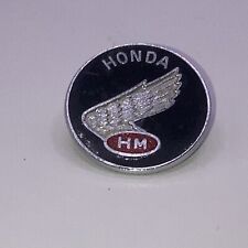 Vtg HM HONDA MOTORCYCLES Wings Enamel Lapel Pin  picture
