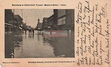 MI, Saginaw, Michigan, Genesee Avenue, Looking East, 1904 Flood, 1904 PM picture