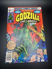 Godzilla #1  Nick Fury Jimmy Woo Herb Trimpe Cover Art Marvel 1977 VF/NM 9.0 picture