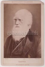 Charles Darwin Evolution Biologist Scientist Original Antique Cabinet Photo picture