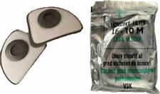Asbestos Free Czech NBC Respirator Gas Mask Filters Set M10, M10M Sealed - NEW picture