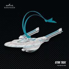 SDCC 2024 Hallmark Star Trek Generations S.S. Enterprise Nexus Damage Ornament picture