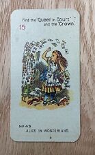 1930 Carreras Alice In Wonderland Cigarette Trading Card #43 Alice In Wonderland picture