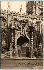 Postcard - South Porch, St. Mary's, Oxford, England picture