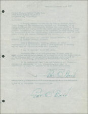 PAT O''BRIEN - DOCUMENT DOUBLE SIGNED CIRCA 1947 picture
