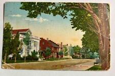 POSTCARD RENO Washoe County NV Mill Street Large Homes Posted 1915 picture