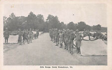 Rifle Range, Camp Humphreys, Virginia, Early Postcard, Unused  picture