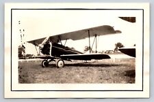antique Real photo snapshot c1929 Travel Air 5 x 3 1/4 inches Biplane picture