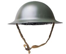 WWII WW2 Uk Army British Army Brodie Mk2 Steel Helmet Tommy Doughboy Army Helmet picture