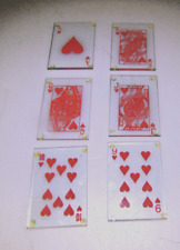 Royal Flush Glass Coasters picture