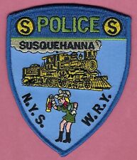 NEW YORK SUSQUEHANNA & WESTERN RAILWAY POLICE PATCH picture