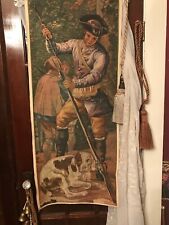 Vintage Colonial/Early American Rare/CacciatoreTapestry/One Of Kind/Mint Cond picture