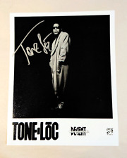 TONE LOC signed 8x10 photo hip hop DELICIOUS VINYL wild thing FUNK COLD COA picture