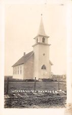Holmes-Eagle Grove-Clarion IA Lutheran Church in the Country~c1913 RPPC picture
