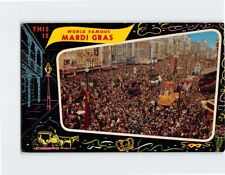 Postcard This Is World Famous Mardi Gras, New Orleans, Louisiana picture