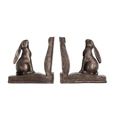 Braided Path Shaped Resin Bookcase, Rustic Bronze Bookends,Perfect For Home picture