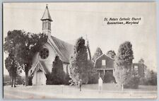 Queenstown, Maryland - St. Peters Catholic Church - Vintage Postcard - Unposted picture
