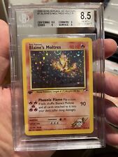 Blaine's Moltres 1ed Set Gym Heroes 1/132 Holo Pokemon Rare ENG BGS8.5 picture