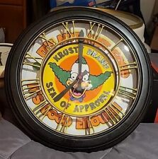 Krusty The Klown  One Of A Kind Custom Wall Clock  picture